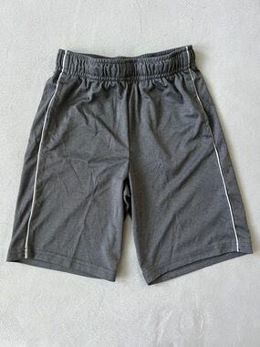 jumping beans Gray Athletic Shorts with White Side Piping